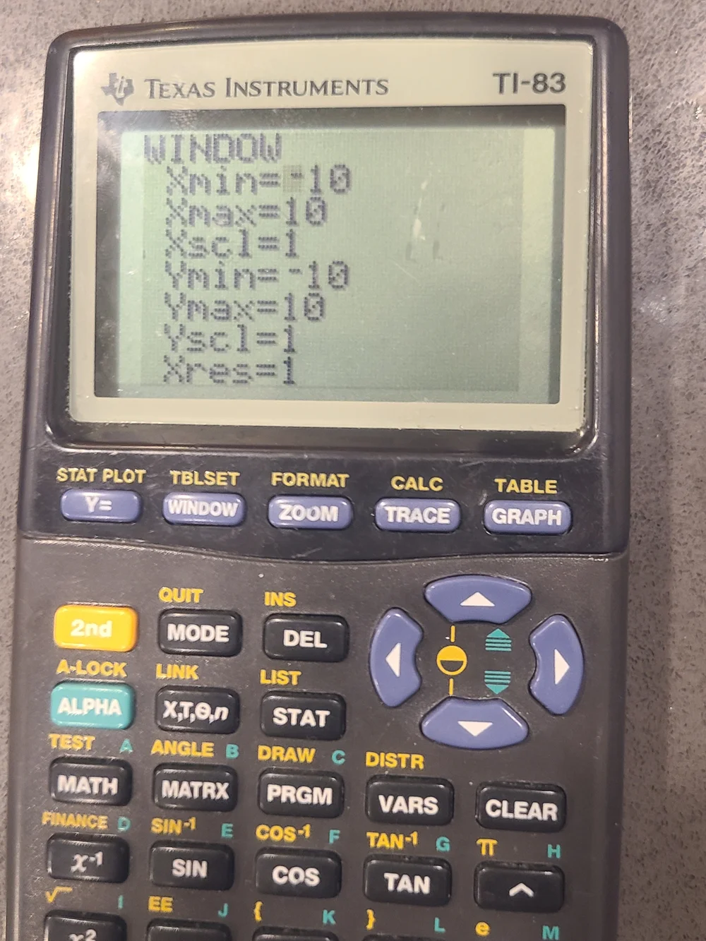 Texas Instruments TI-83 Graphing Calculator T1-83 Tested Working - No Cover - Picture 5 of 7